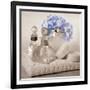 Hydrangea and Towel-Julie Greenwood-Framed Art Print