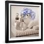 Hydrangea and Towel-Julie Greenwood-Framed Art Print