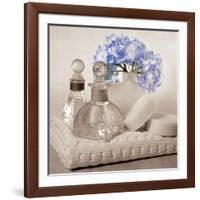 Hydrangea and Towel-Julie Greenwood-Framed Art Print