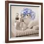 Hydrangea and Towel-Julie Greenwood-Framed Art Print