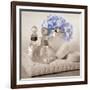 Hydrangea and Towel-Julie Greenwood-Framed Premium Giclee Print