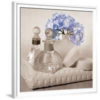 Hydrangea and Towel-Julie Greenwood-Framed Premium Giclee Print