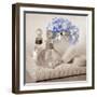 Hydrangea and Towel-Julie Greenwood-Framed Premium Giclee Print