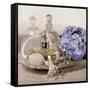 Hydrangea and Tray-Julie Greenwood-Framed Stretched Canvas