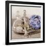 Hydrangea and Tray-Julie Greenwood-Framed Art Print