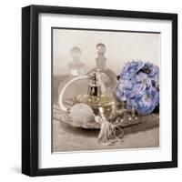 Hydrangea and Tray-Julie Greenwood-Framed Art Print