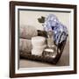 Hydrangea and Wicker-Julie Greenwood-Framed Art Print