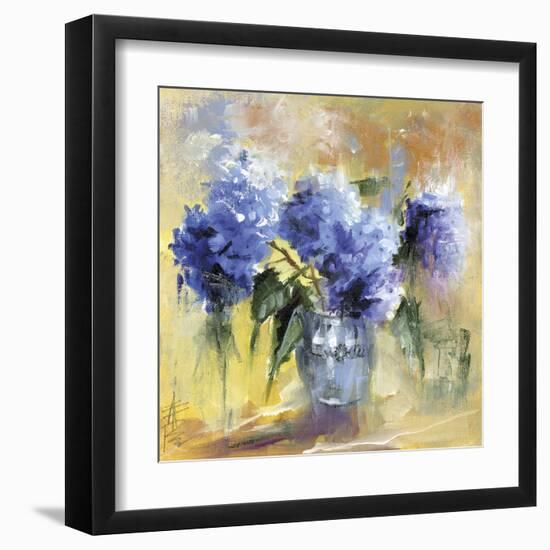 Hydrangea Azure-Anne Farrall Doyle-Framed Giclee Print