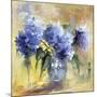 Hydrangea Azure-Anne Farrall Doyle-Mounted Giclee Print