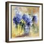 Hydrangea Azure-Anne Farrall Doyle-Framed Giclee Print