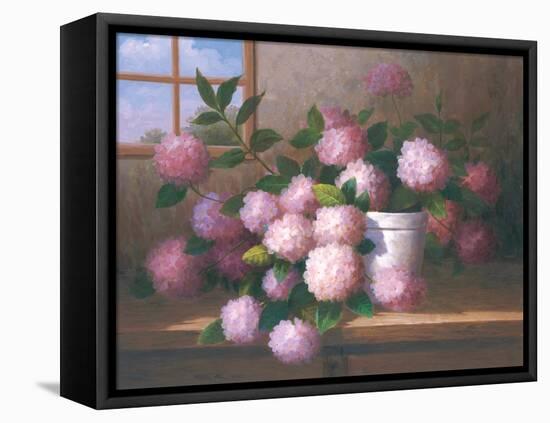 Hydrangea Blossoms l-Welby-Framed Stretched Canvas