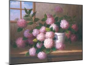 Hydrangea Blossoms l-Welby-Mounted Art Print