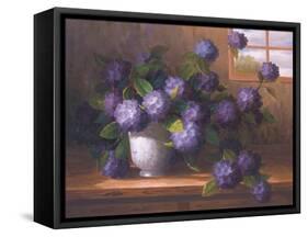 Hydrangea Blossoms ll-Welby-Framed Stretched Canvas