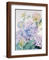 Hydrangea, Blue Wave I-Karen Armitage-Framed Giclee Print