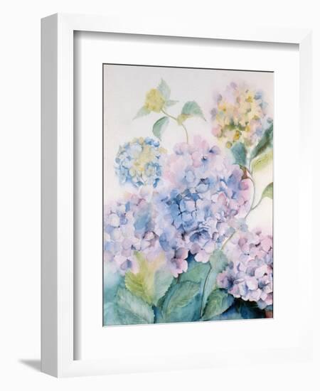 Hydrangea, Blue Wave I-Karen Armitage-Framed Giclee Print