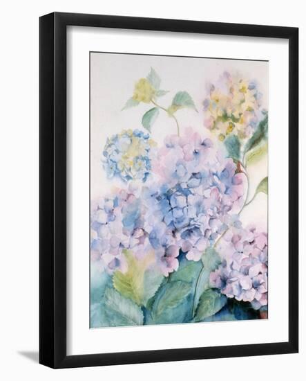 Hydrangea, Blue Wave I-Karen Armitage-Framed Giclee Print