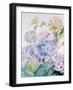 Hydrangea, Blue Wave I-Karen Armitage-Framed Giclee Print