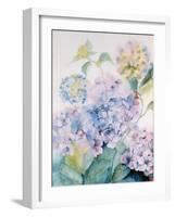 Hydrangea, Blue Wave I-Karen Armitage-Framed Giclee Print