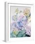 Hydrangea, Blue Wave I-Karen Armitage-Framed Giclee Print