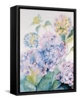 Hydrangea, Blue Wave I-Karen Armitage-Framed Stretched Canvas