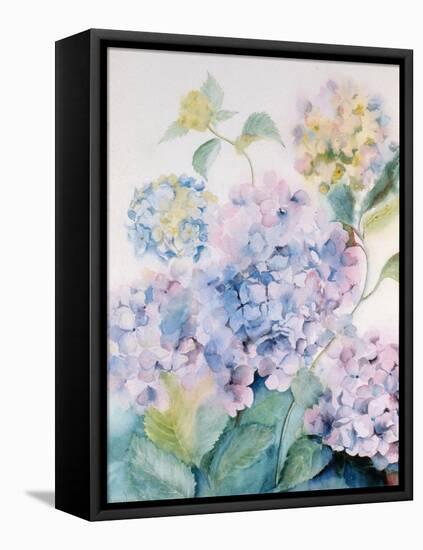 Hydrangea, Blue Wave I-Karen Armitage-Framed Stretched Canvas