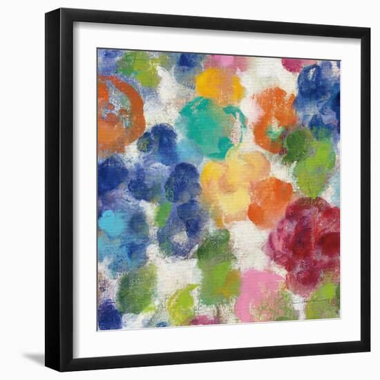 Hydrangea Bouquet I Square II-Silvia Vassileva-Framed Art Print