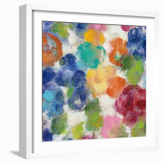 Hydrangea Bouquet I Square II-Silvia Vassileva-Framed Art Print