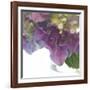 Hydrangea Haze II-Linda Wood-Framed Giclee Print