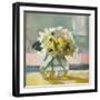 Hydrangea In Vase-Jenny Westenhofer-Framed Art Print