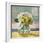 Hydrangea In Vase-Jenny Westenhofer-Framed Art Print