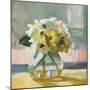 Hydrangea In Vase-Jenny Westenhofer-Mounted Art Print