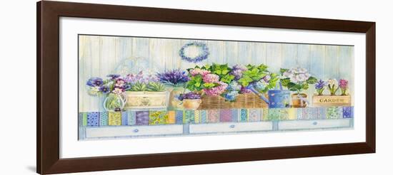 Hydrangea Potted on a Table-ZPR Int’L-Framed Giclee Print