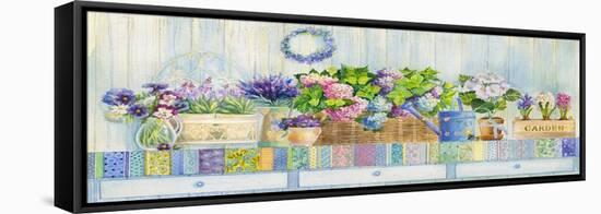 Hydrangea Potted on a Table-ZPR Int’L-Framed Stretched Canvas