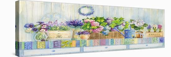 Hydrangea Potted on a Table-ZPR Int’L-Stretched Canvas