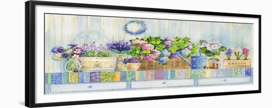 Hydrangea Potted on a Table-ZPR Int’L-Framed Giclee Print