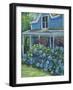 Hydrangea Riot-Marnie Bourque-Framed Giclee Print