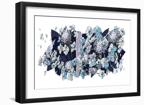 Hydrangea-HR-FM-Framed Art Print