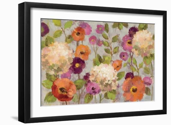 Hydrangeas and Anemones-Silvia Vassileva-Framed Art Print