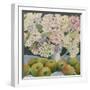 Hydrangeas and cooking apples-Jennifer Abbott-Framed Giclee Print