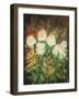 Hydrangeas and Ferns-Maret Hensick-Framed Art Print