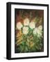 Hydrangeas and Ferns-Maret Hensick-Framed Art Print