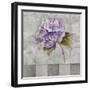 Hydrangeas and Stripes II-Patricia Pinto-Framed Art Print