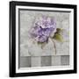 Hydrangeas and Stripes II-Patricia Pinto-Framed Art Print