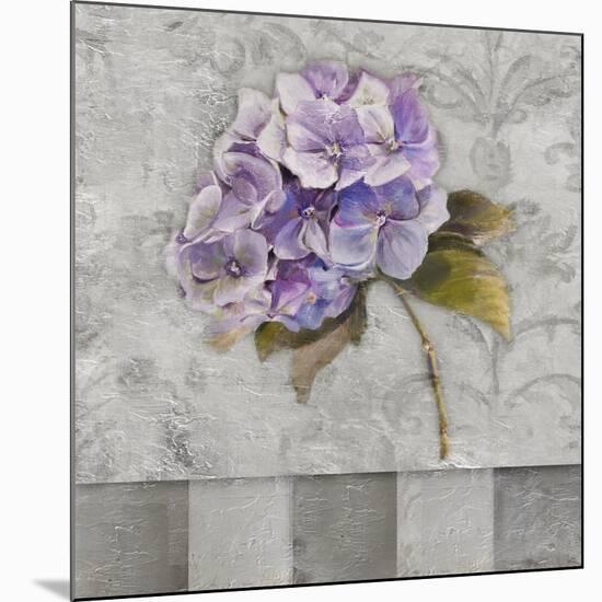 Hydrangeas and Stripes II-Patricia Pinto-Mounted Art Print