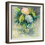 Hydrangeas from the Garden-Jeanette Vertentes-Framed Art Print