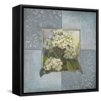 Hydrangeas on Blue II-Patricia Pinto-Framed Stretched Canvas