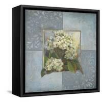 Hydrangeas on Blue II-Patricia Pinto-Framed Stretched Canvas