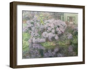 Hydrangeas on the Banks of the River Lys, 1898-Emile Claus-Framed Giclee Print