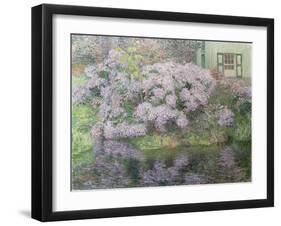 Hydrangeas on the Banks of the River Lys, 1898-Emile Claus-Framed Giclee Print