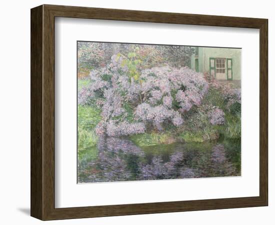 Hydrangeas on the Banks of the River Lys, 1898-Emile Claus-Framed Giclee Print